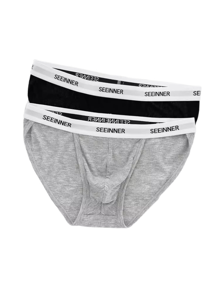 3 Pack Men's Sporty Cut Comfy Waistband Moisture-Wicking Briefs