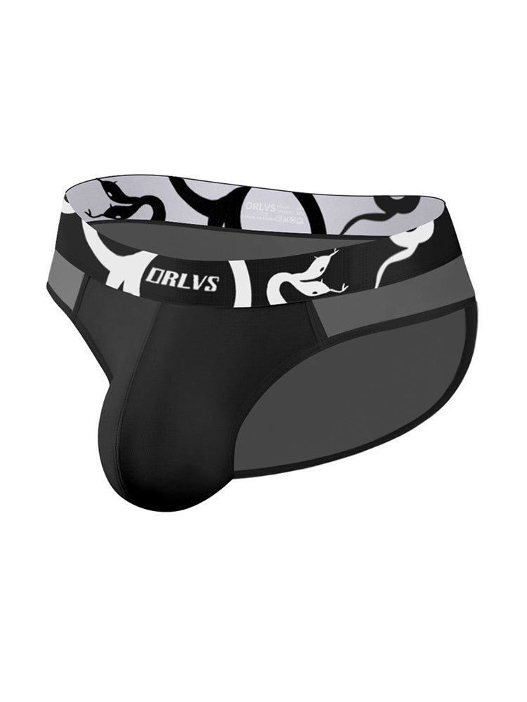 Men's Mesh Sport Briefs with Contoured Pouch & Ventilation