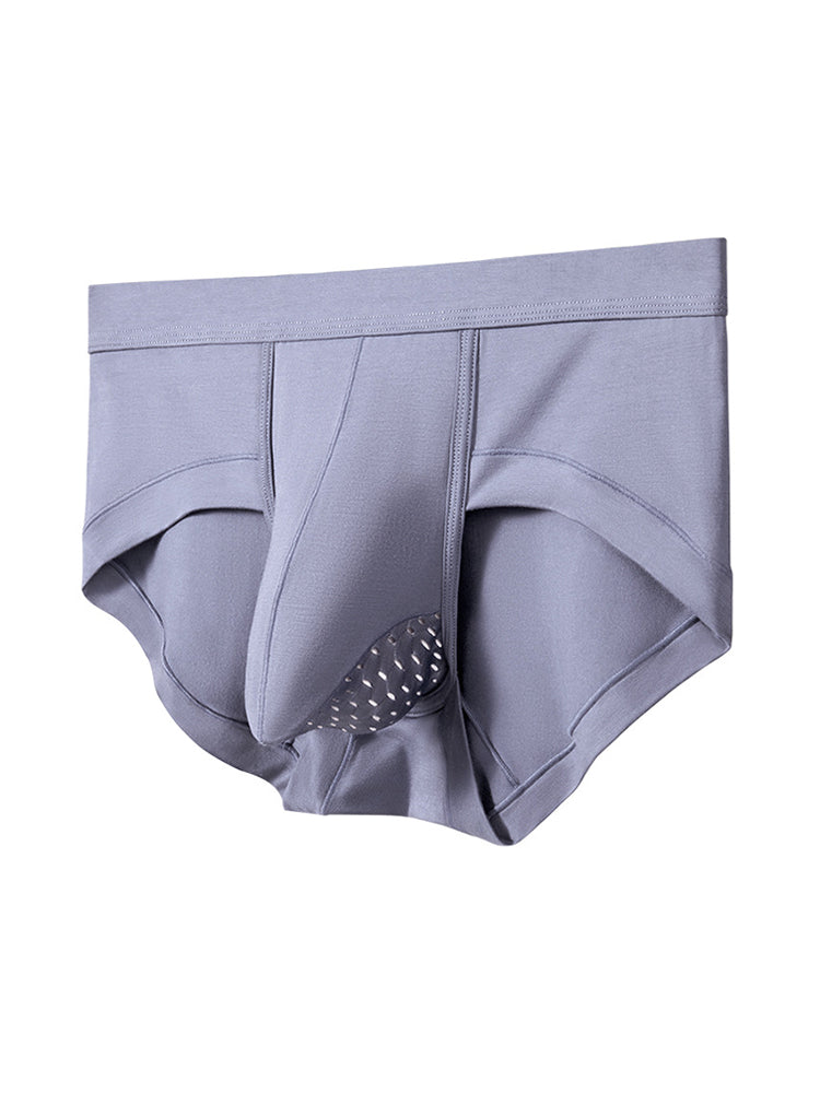 2 Pack Men's Breathable Pouch Separate Modal Briefs