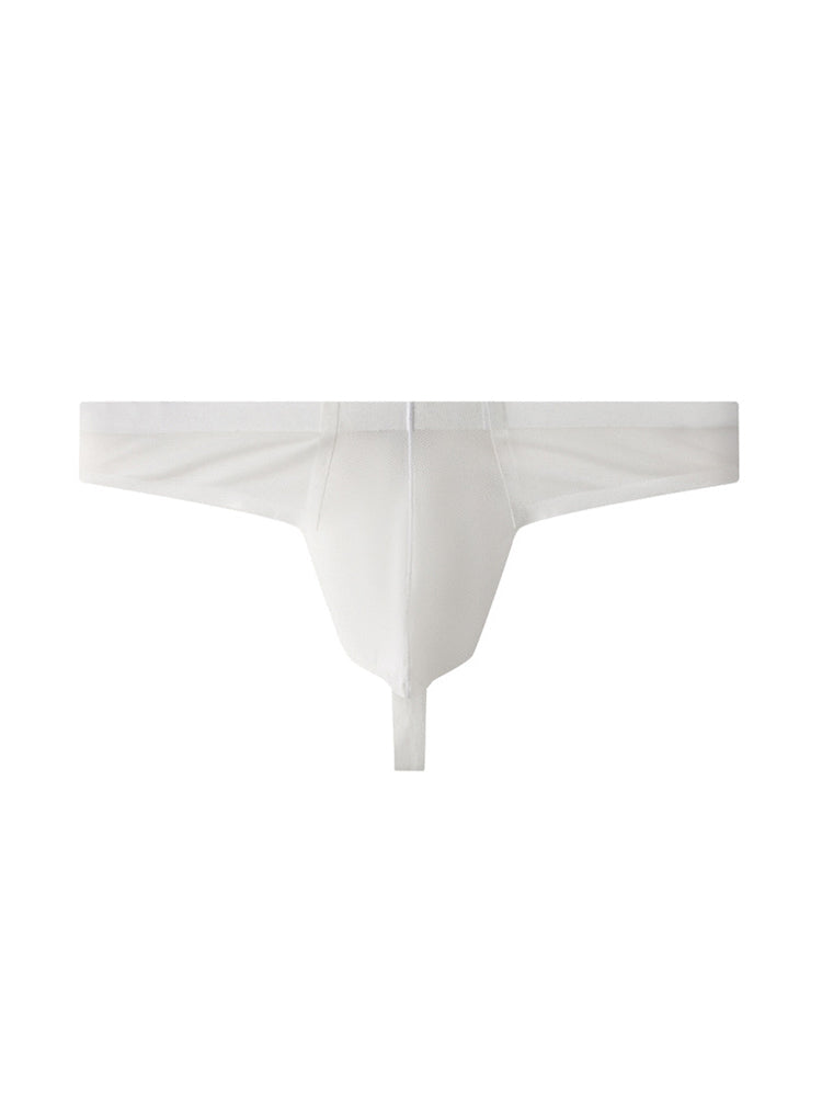 3 Pack Men's Solid Color Seamless Comfort Quick-Dry Breathable Thongs