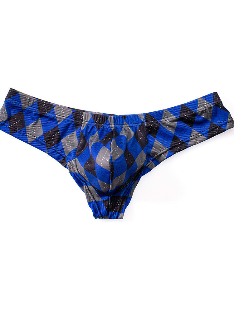 Men’s Low-Rise U-Convex Print Thong