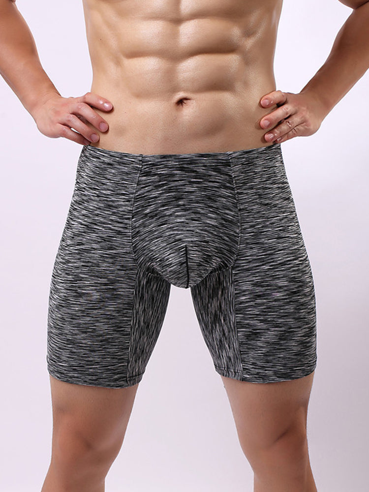 Men's Sport Anti-chafing Large Pouch Boxer Briefs