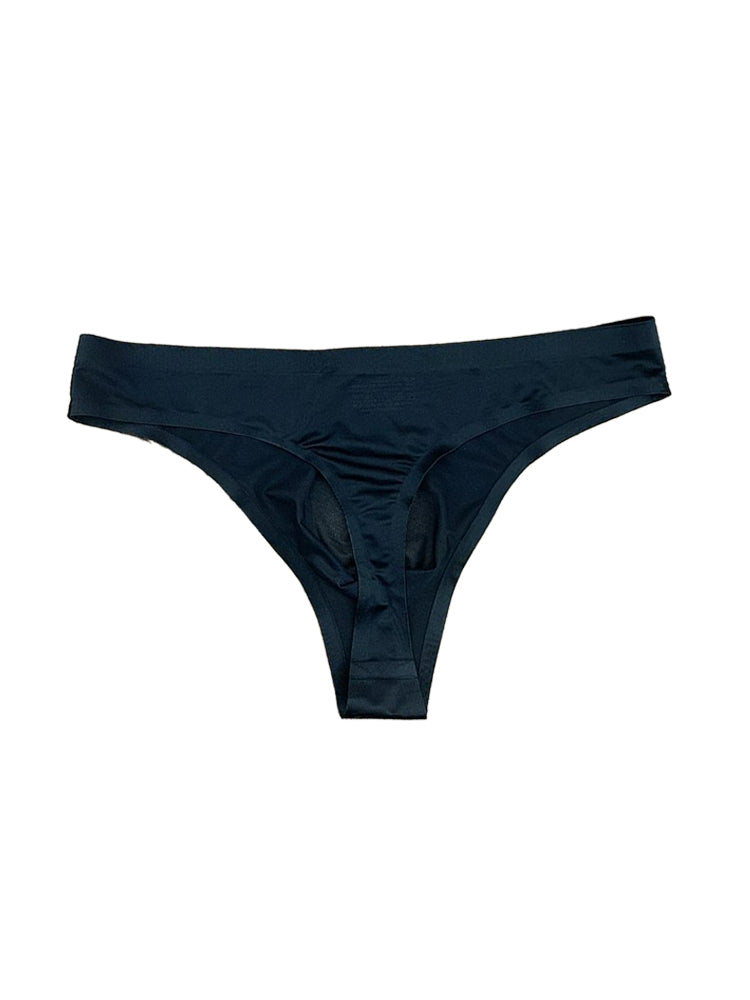 4-pack Men's Sexy Solid Color Letter Seamless Thong