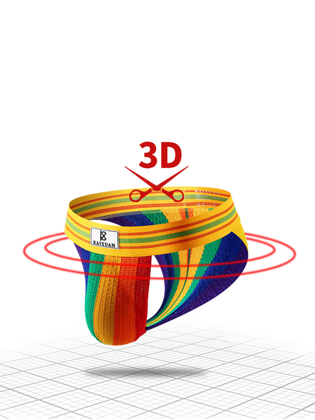 Men’s Sexy Jockstrap with Support Pouch