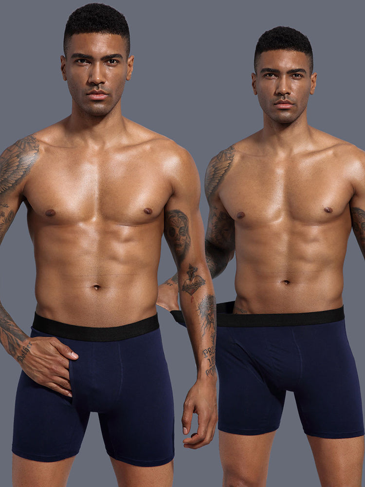 Multi-pack Men's Prevent Thighs Chafing Boxer Briefs