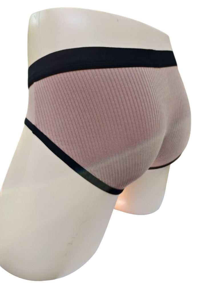 3 Pack Men's Seamless Comfort Large Supportive Pouch Sexy Low-Rise Briefs