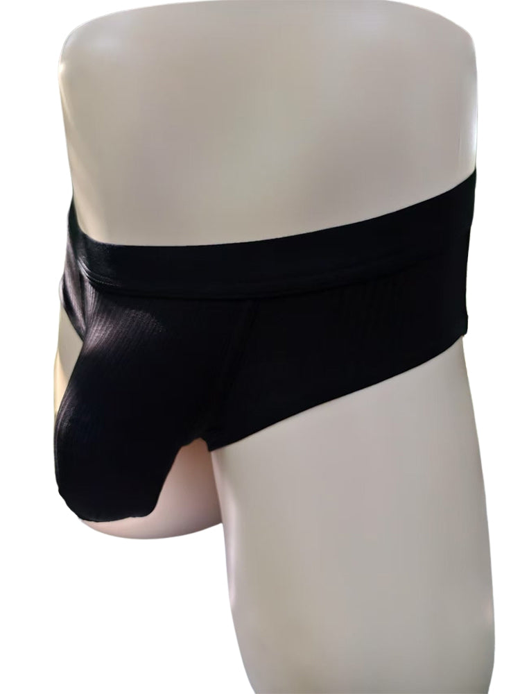 3 Pack Men's Seamless Comfort Large Supportive Pouch Sexy Low-Rise Briefs