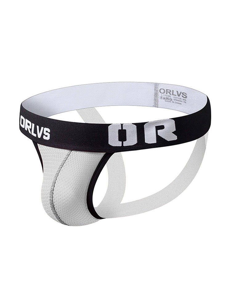 3 Pack Men's U-Pouch Striped Sexy Jockstraps