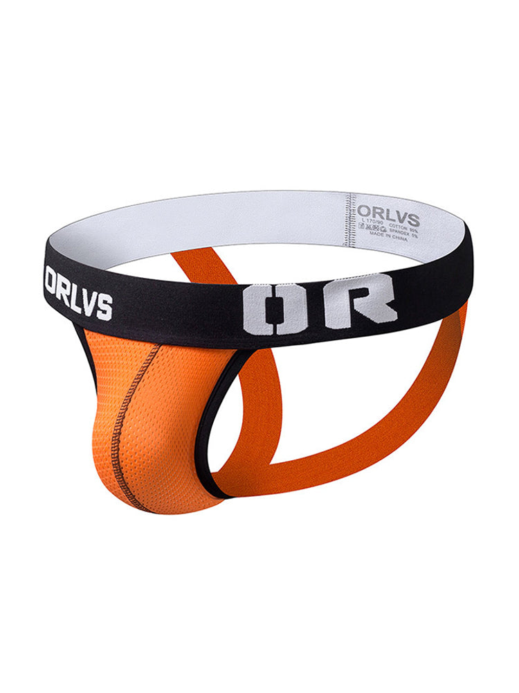 3 Pack Men's U-Pouch Striped Sexy Jockstraps