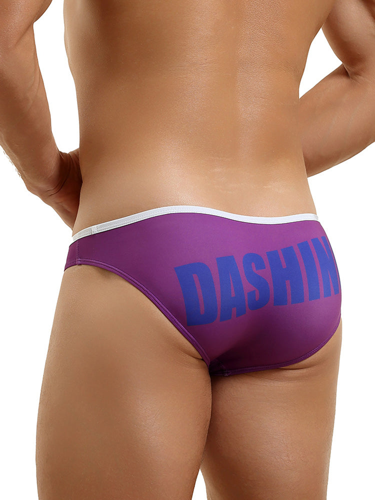 2 Pack Men's Low-rise Vibrant Stripe Bikini