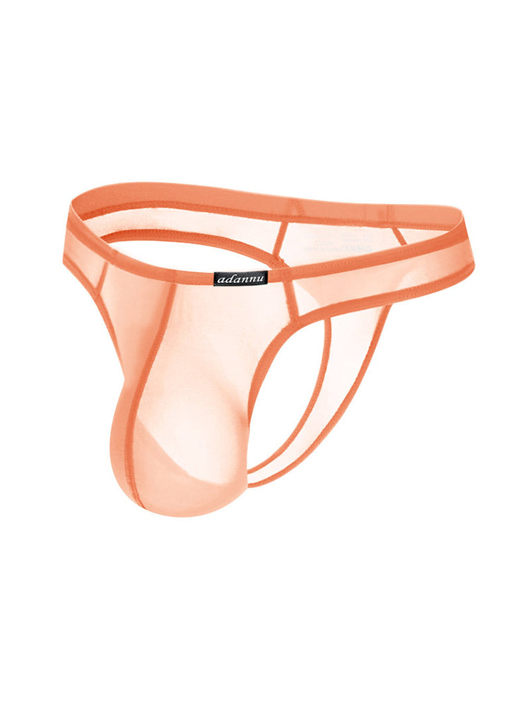 2 Pack Men's Sexy Semi-Transparent Thong