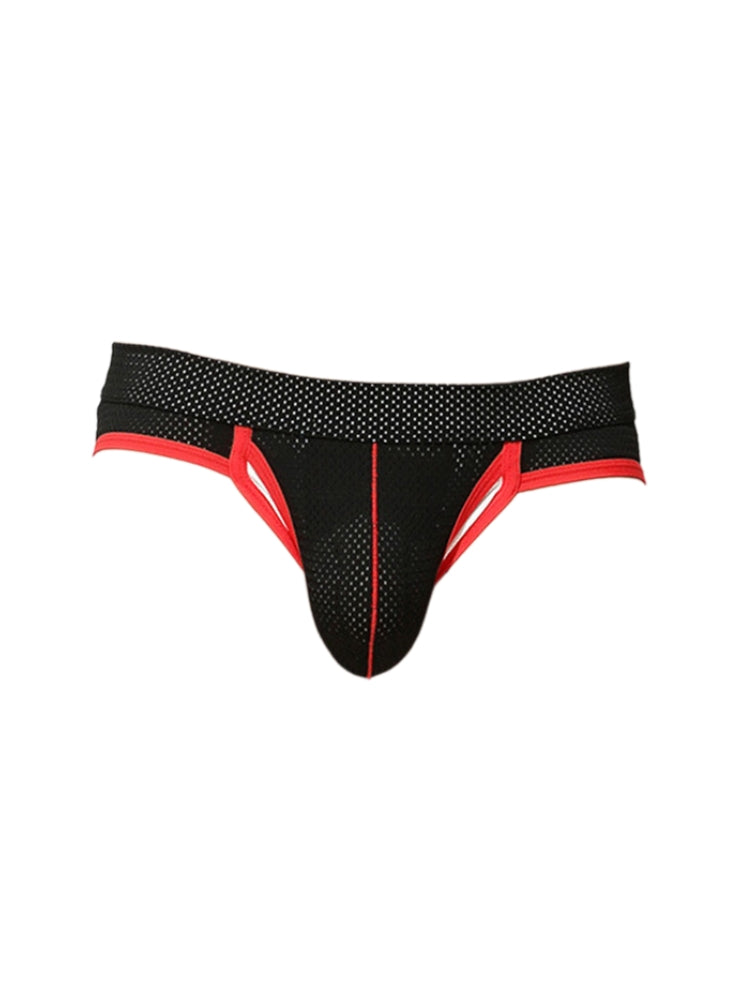 2 Pack Men's Breathable Side-Open Thin and Lightweight Supportive Fit Briefs