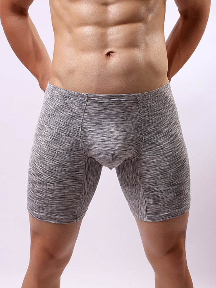 Men's Sport Anti-chafing Large Pouch Boxer Briefs