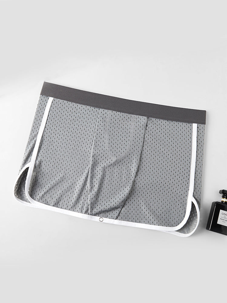 Men's  Button Casual U-Shaped Roman Skirt Dual-Purpose Arrow Pants Underwear