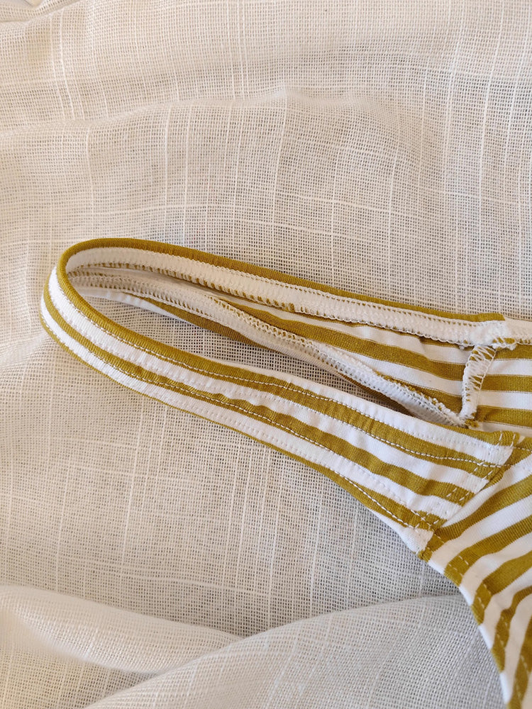 3 Pack Men's Striped Trendy Cooling Touch Day-Long Comfort Firm Support Thongs