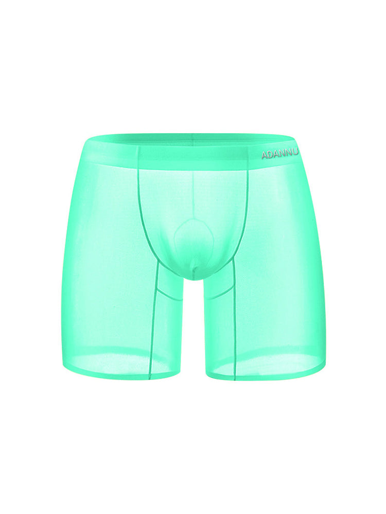 2 Pack Men's Ultra-Thin Breathable Semi-Transparent Pouch Midway Briefs