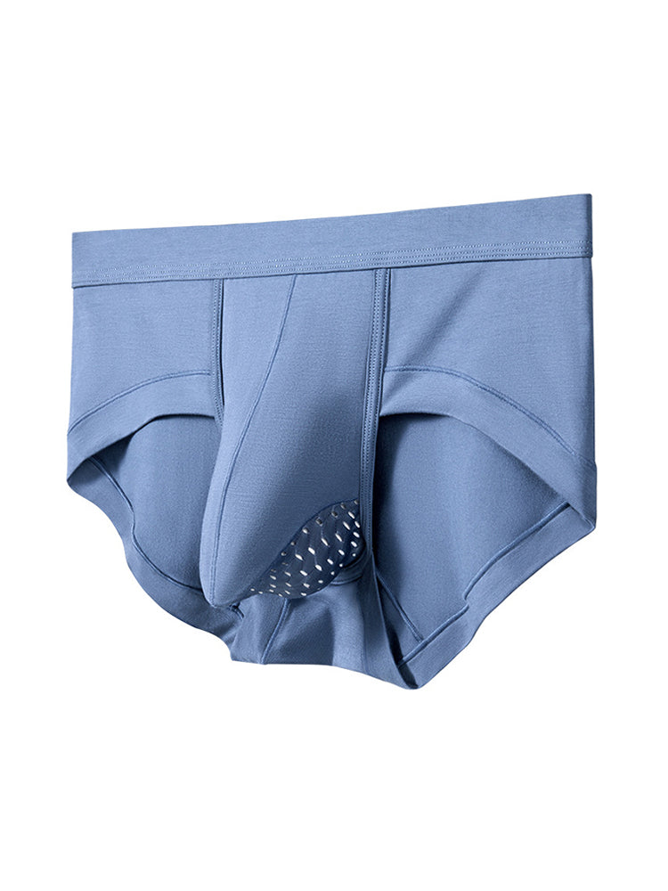 2 Pack Men's Breathable Pouch Separate Modal Briefs