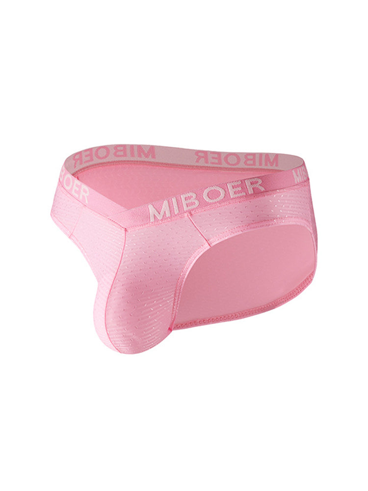 2 Pack Men's U-Pouch V-Front Low-Rise Briefs