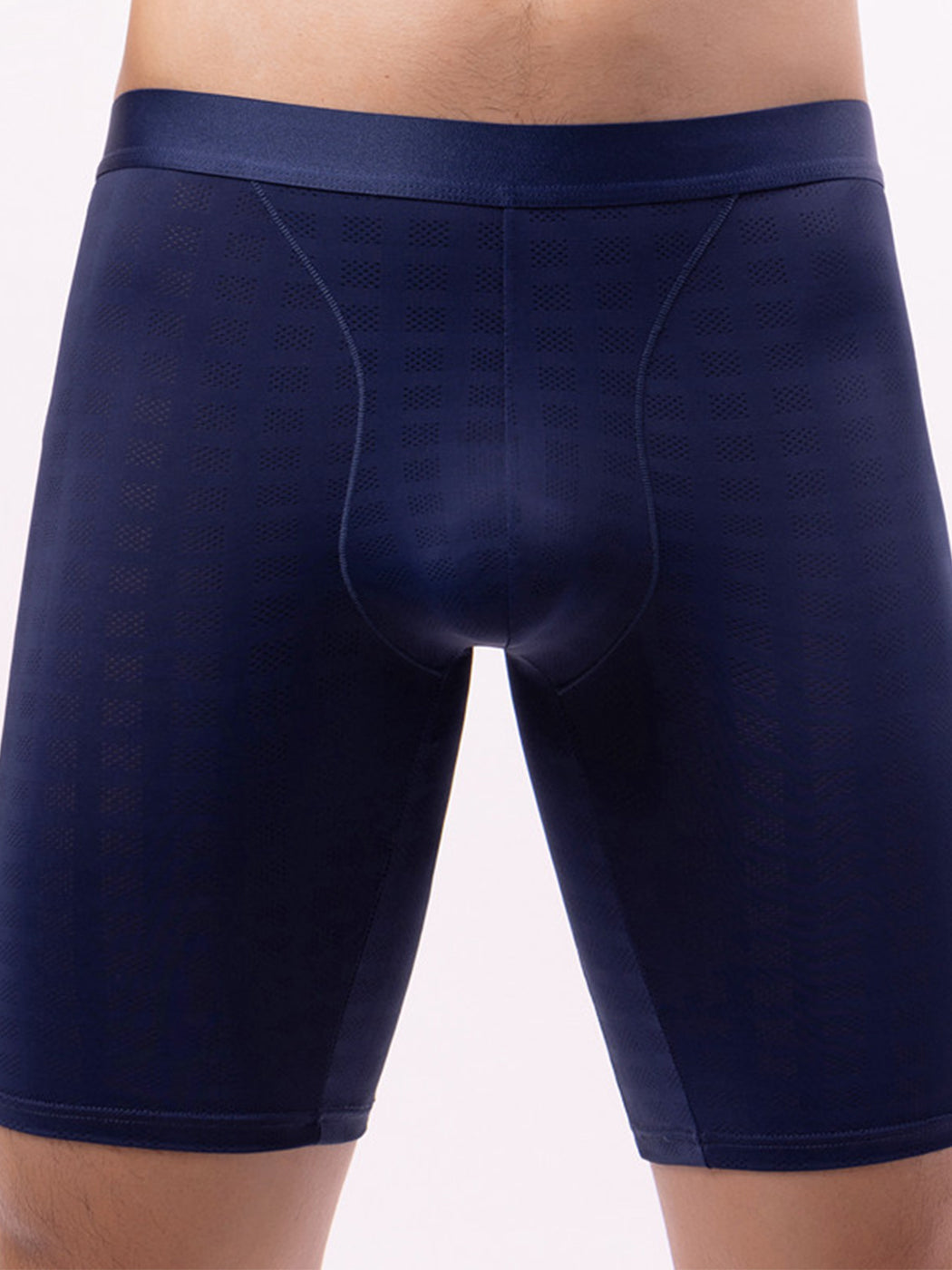 2 Pack Men’s Front Pouch Mesh Boxer Briefs