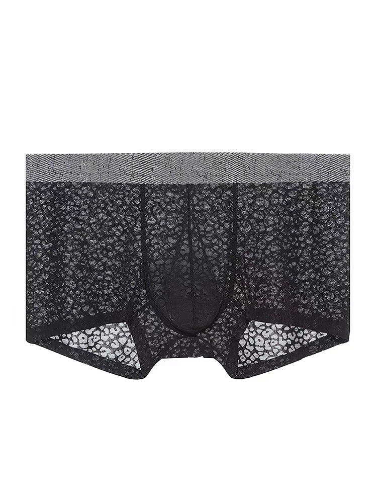 3 Pack Men's Lace Breathable Sweat-Wicking Trunks