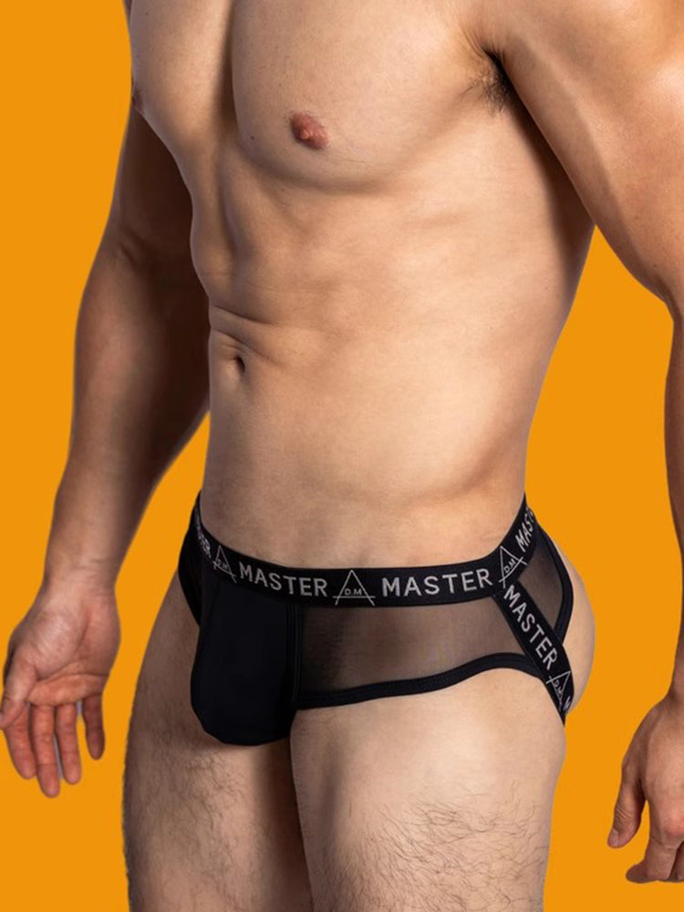 2 Pack Men's Low-Rise Sexy Double Strap Jockstrap