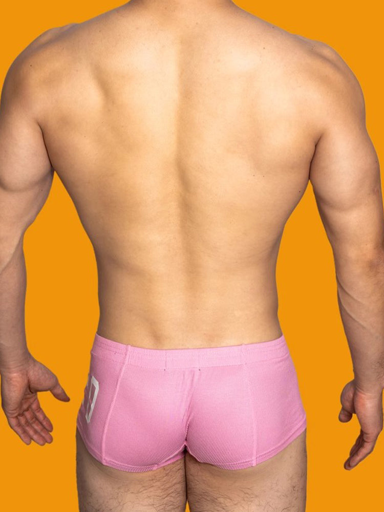 2-pack Men's Solid Color Comfortable Button-down Trunks