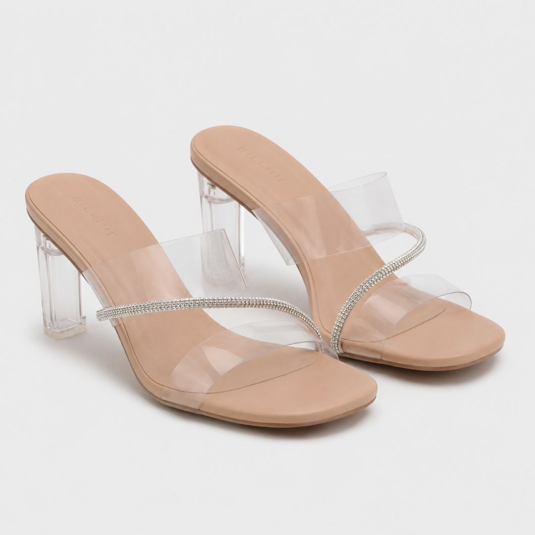 Crystal Veil Clear Heels