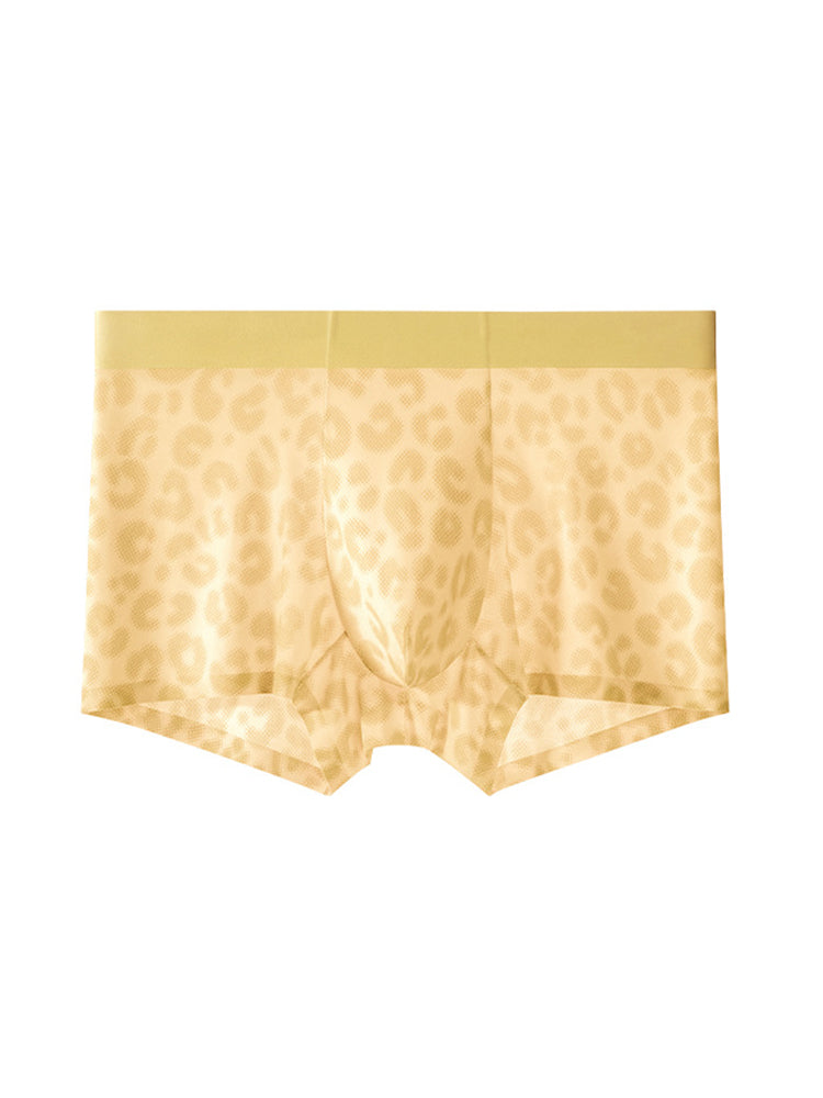 3 Pack Men's Ultra-Thin Ice Silk Trunks