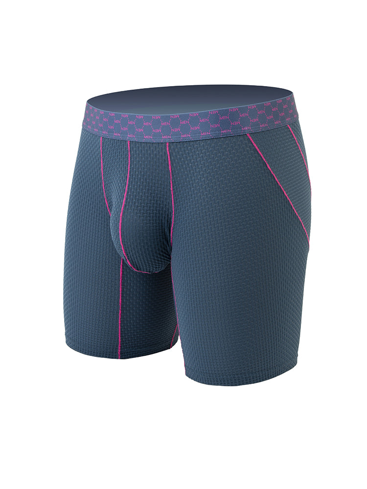 3 Pack Men's Anti-chafing Waffle Boxer Briefs