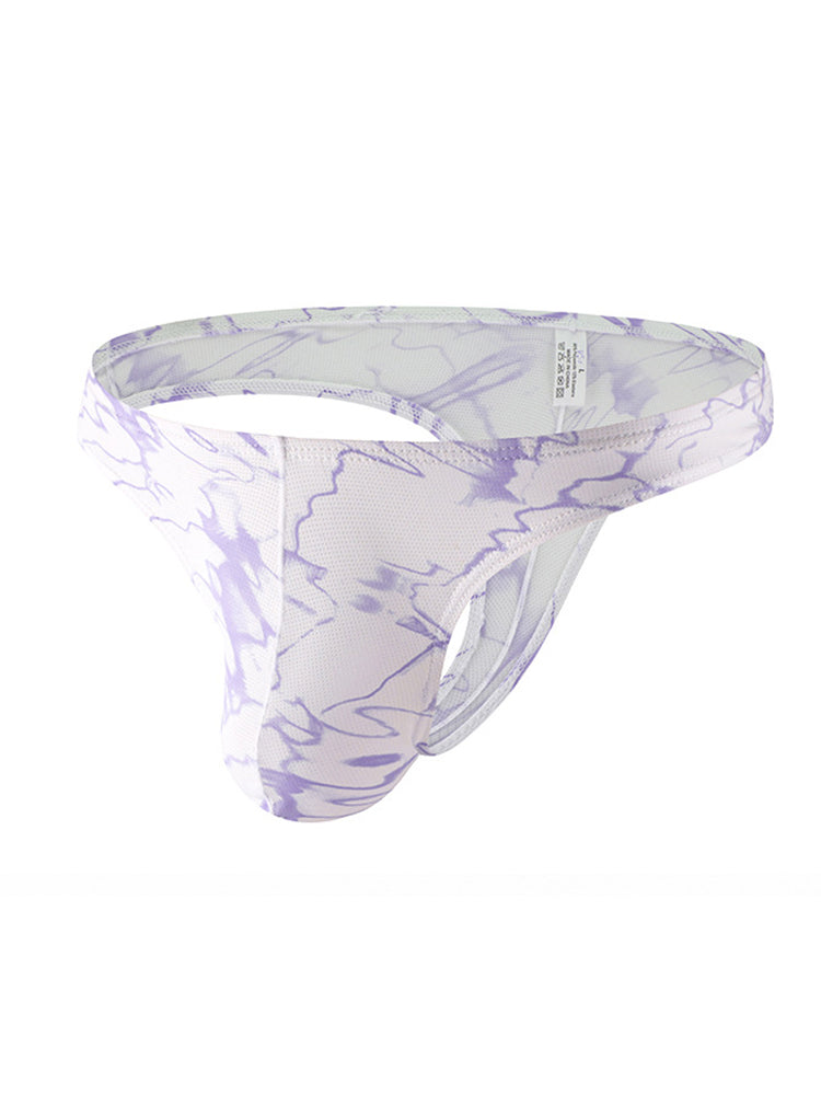 4-pack Men's Supportive Fit Lightweight & Airy Breathable Thong & Strings