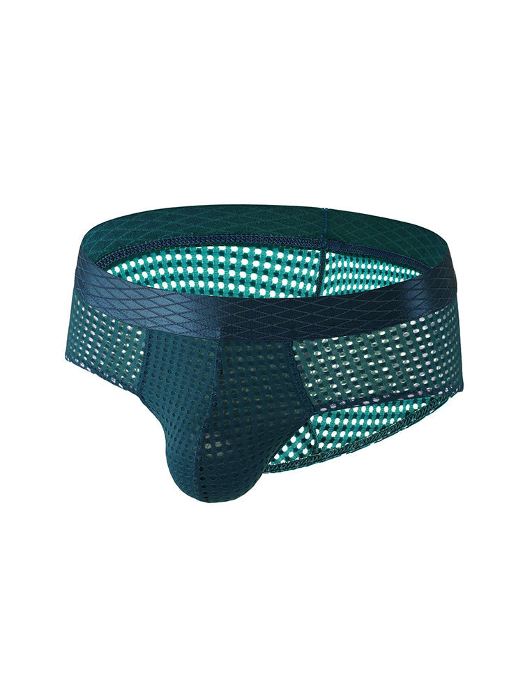 3 Pack Men's Quick-Dry Mesh Low-Rise Briefs