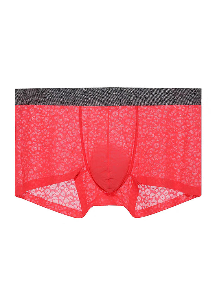 3 Pack Men's Lace Breathable Sweat-Wicking Trunks