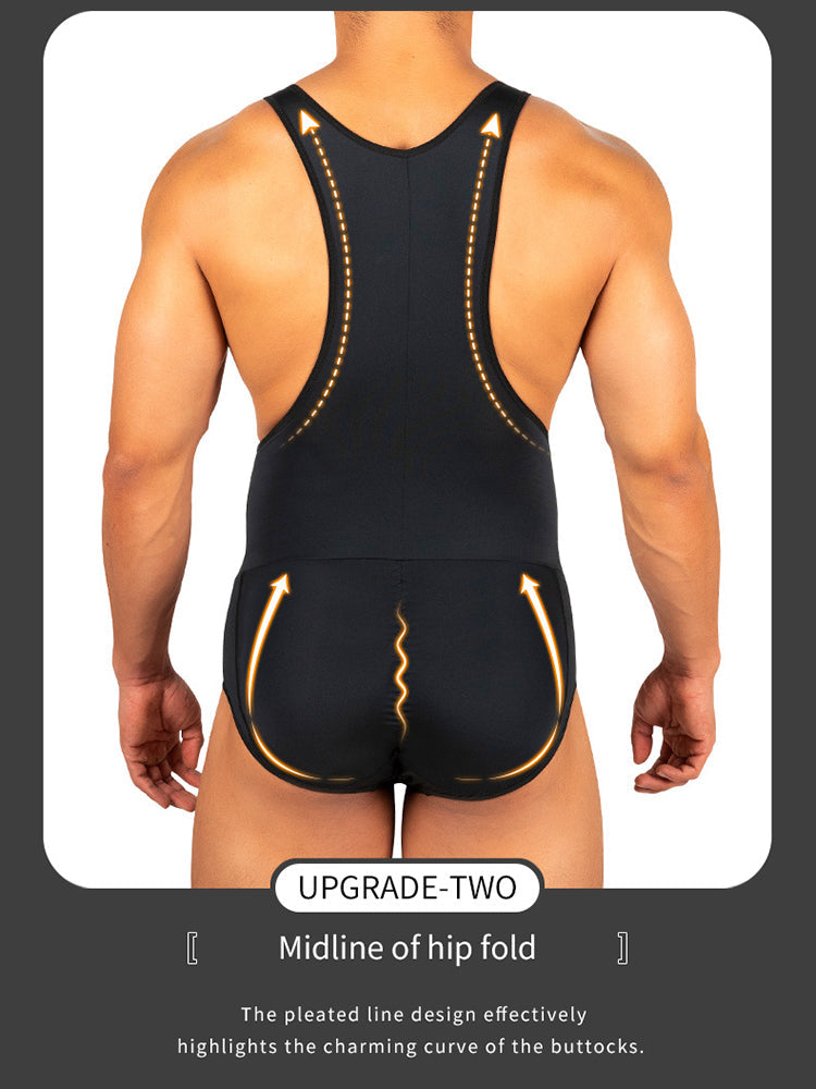 Men's Butt-Lift Briefs One-Piece Underwear
