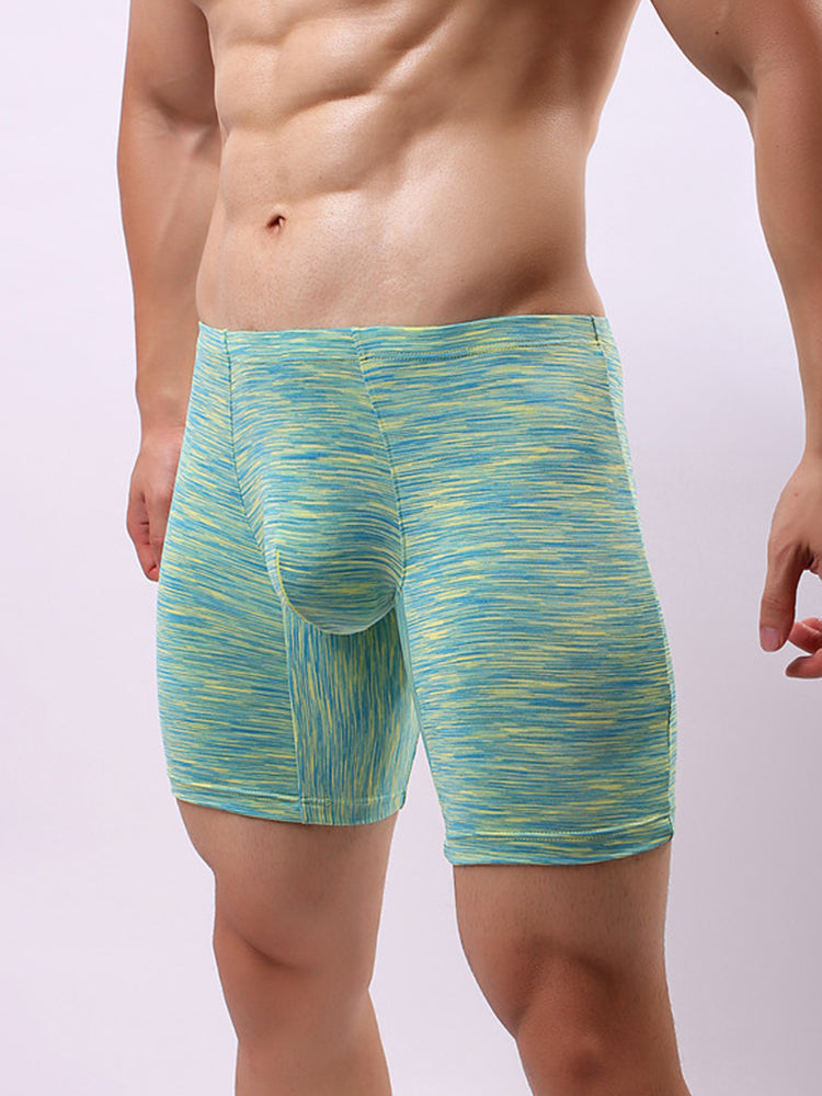 Men's Sport Anti-chafing Large Pouch Boxer Briefs