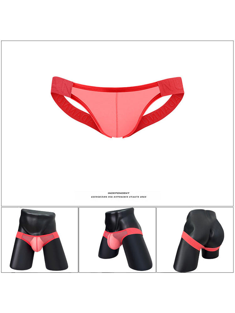 2 Pack Men's Sheer Elegance Comfy Waistband Stretch Fit Jockstrap