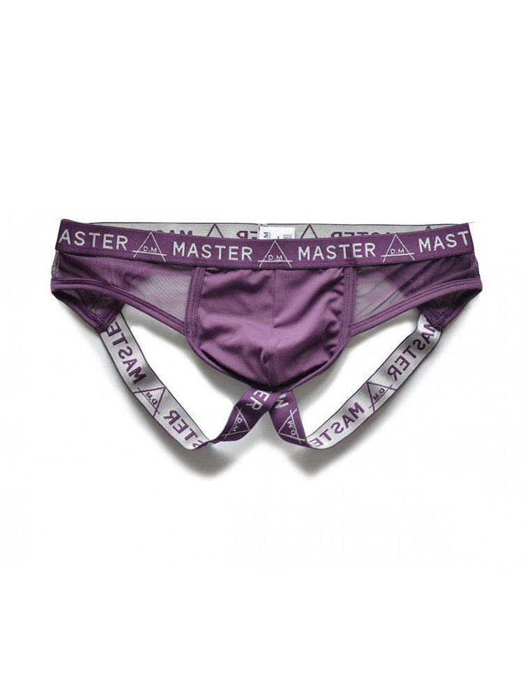 2 Pack Men's Low-Rise Sexy Double Strap Jockstrap