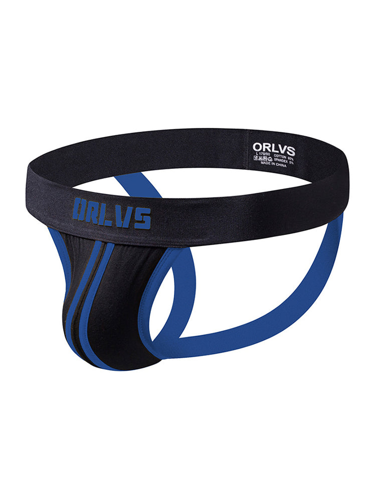 3 Pack Men's U-Pouch Striped Sexy Jockstraps