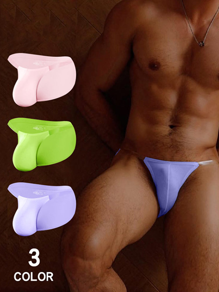 2 Pack Men's Breathable Low-Rise Ultra-Soft Modal Bikini