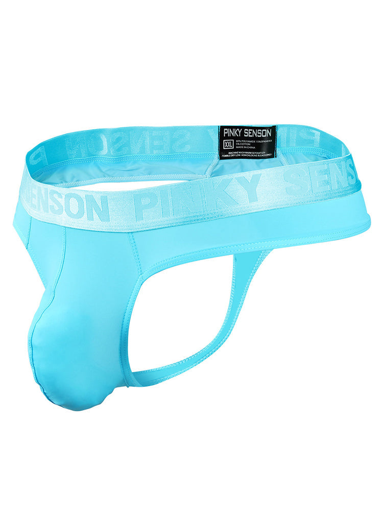 4 Pack Men's Sexy Nylon Low-Rise Comfortable Thong & Strings