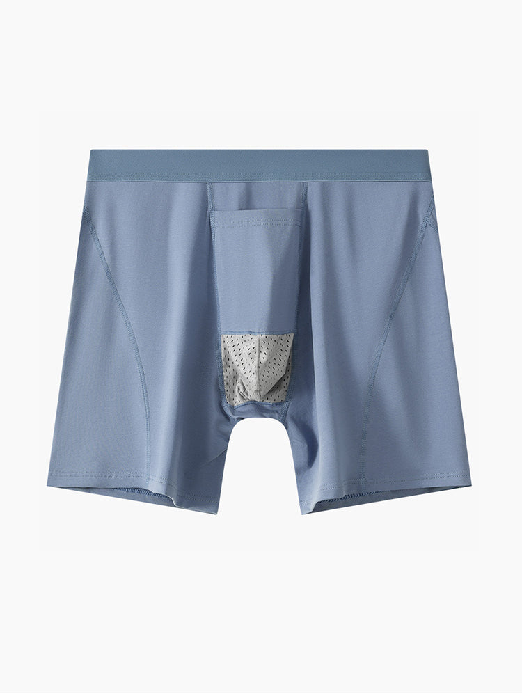 2 Pack Men's Gun Bullet Separation Casual Sports Breathable Cotton Mid-Rise Midway Briefs