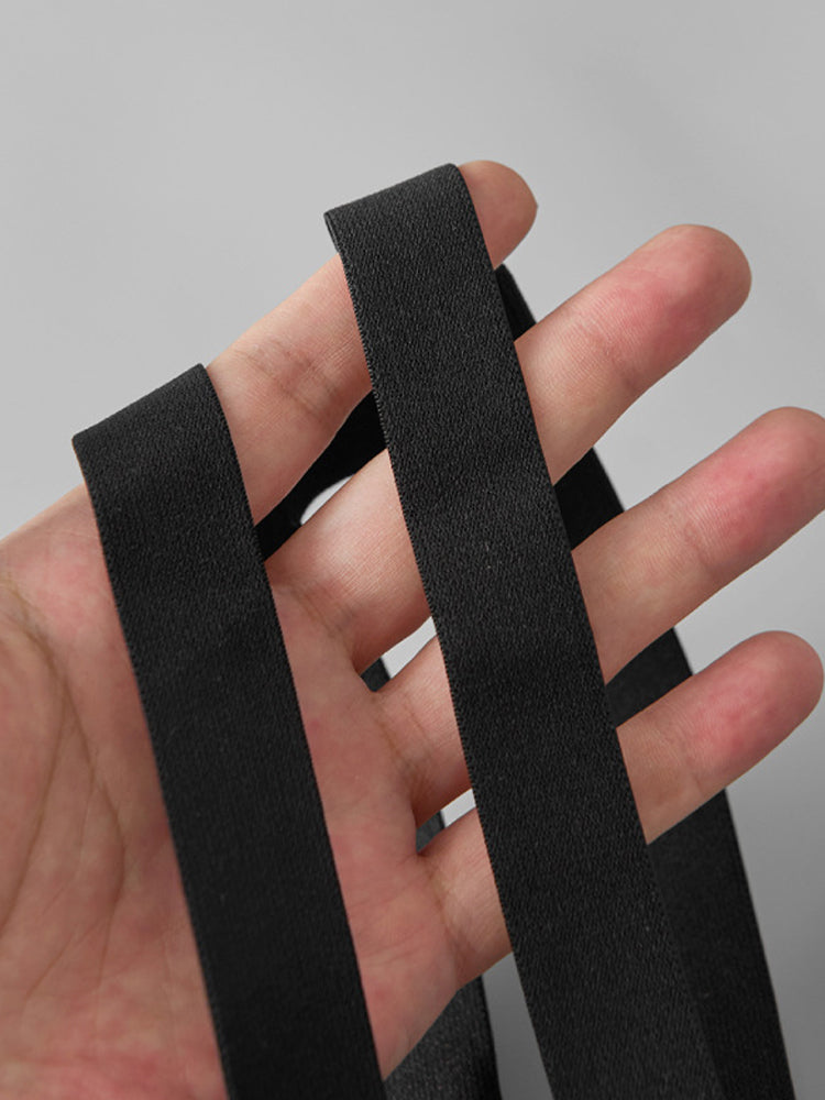 2 Pack Men's Low-Rise Sexy Thong with U-Pouch and Fixed Thigh Straps