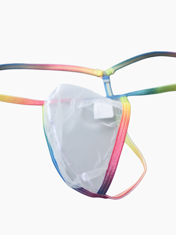 3 Pack Men's Sexy Lightweight & Airy Sporty Cut Anti-Chafing Strings