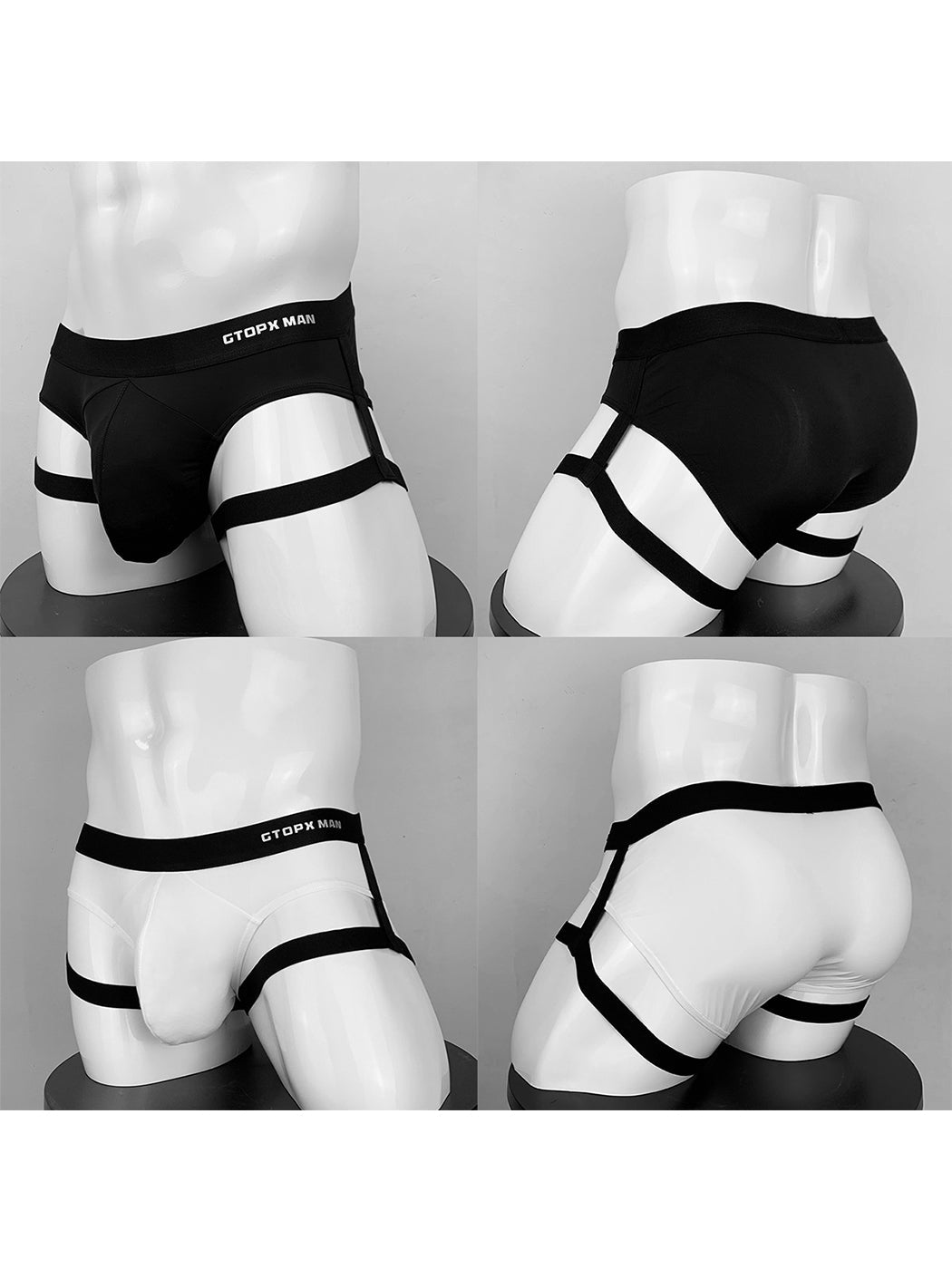 Men's Sexy U Convex Garter Briefs