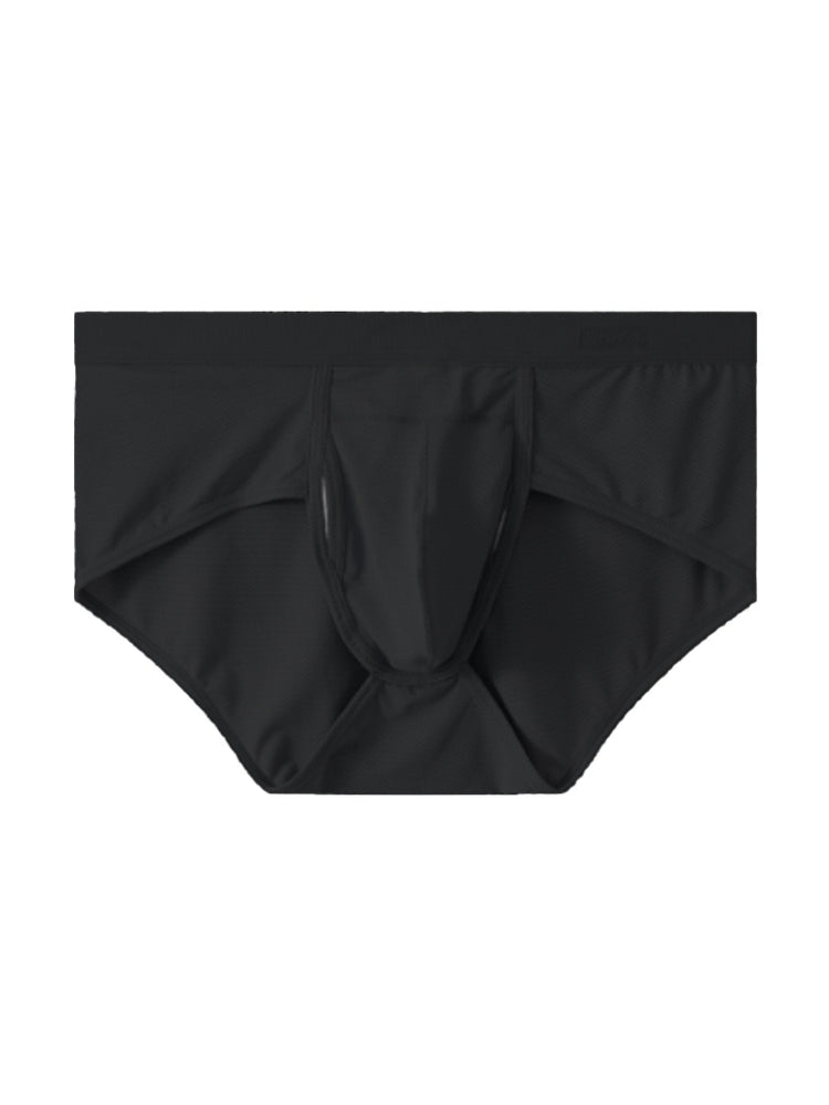 4 Pack Men's Large Pouch Separation Ice Silk Briefs