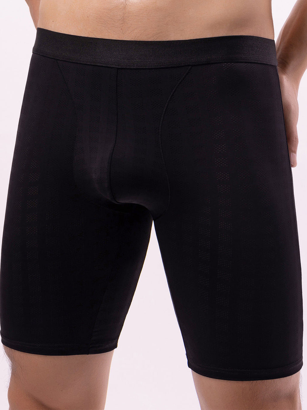 2 Pack Men’s Front Pouch Mesh Boxer Briefs