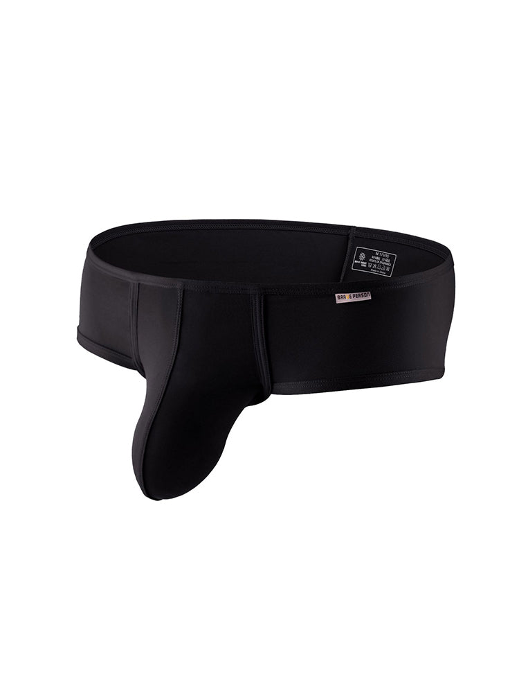 2 Pack Men's Low-Rise Contoured Pouch Stretch Fit Sporty Cut Trunks