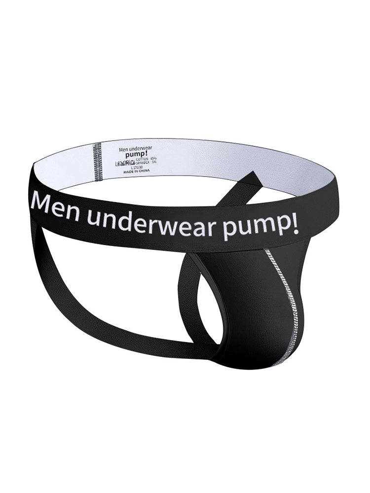 2 Pack Men's Trendy Breathable Sexy Cotton Jockstrap