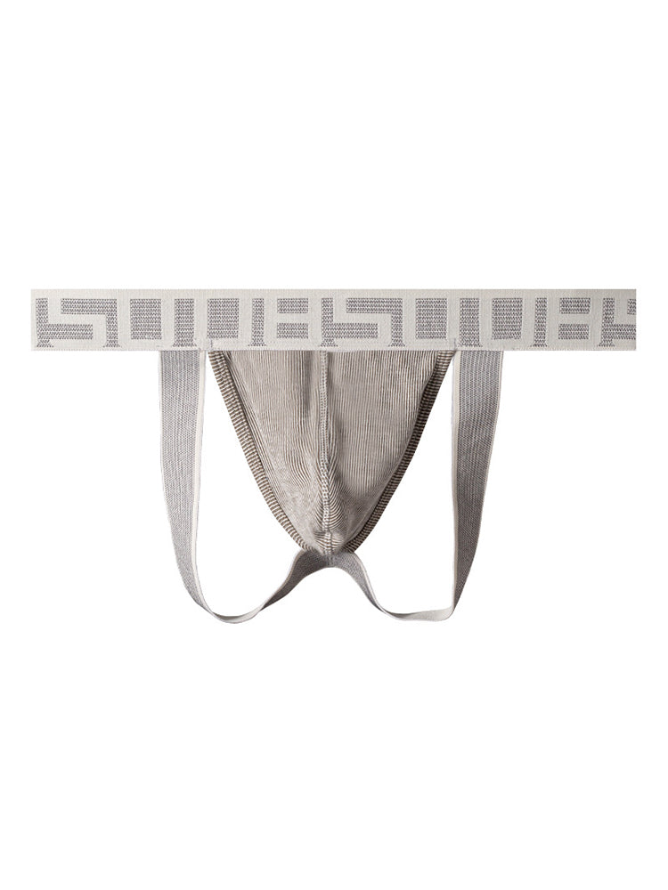 Men's Ribbed Jockstrap Underwear Athletic Supporters