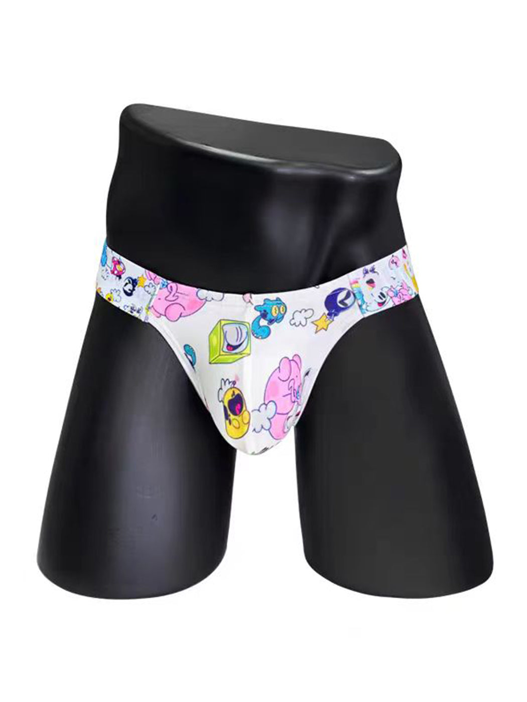 2 Pack Men's Cartoon High-Cut Breathable Bikini