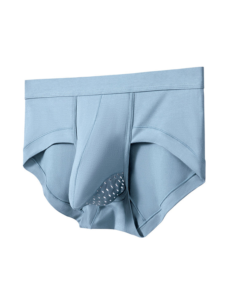 2 Pack Men's Breathable Pouch Separate Modal Briefs